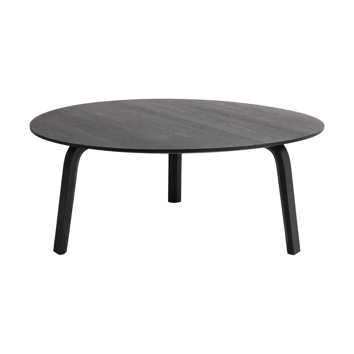 Bella coffee table - Black, Ø80x32 cm - HAY