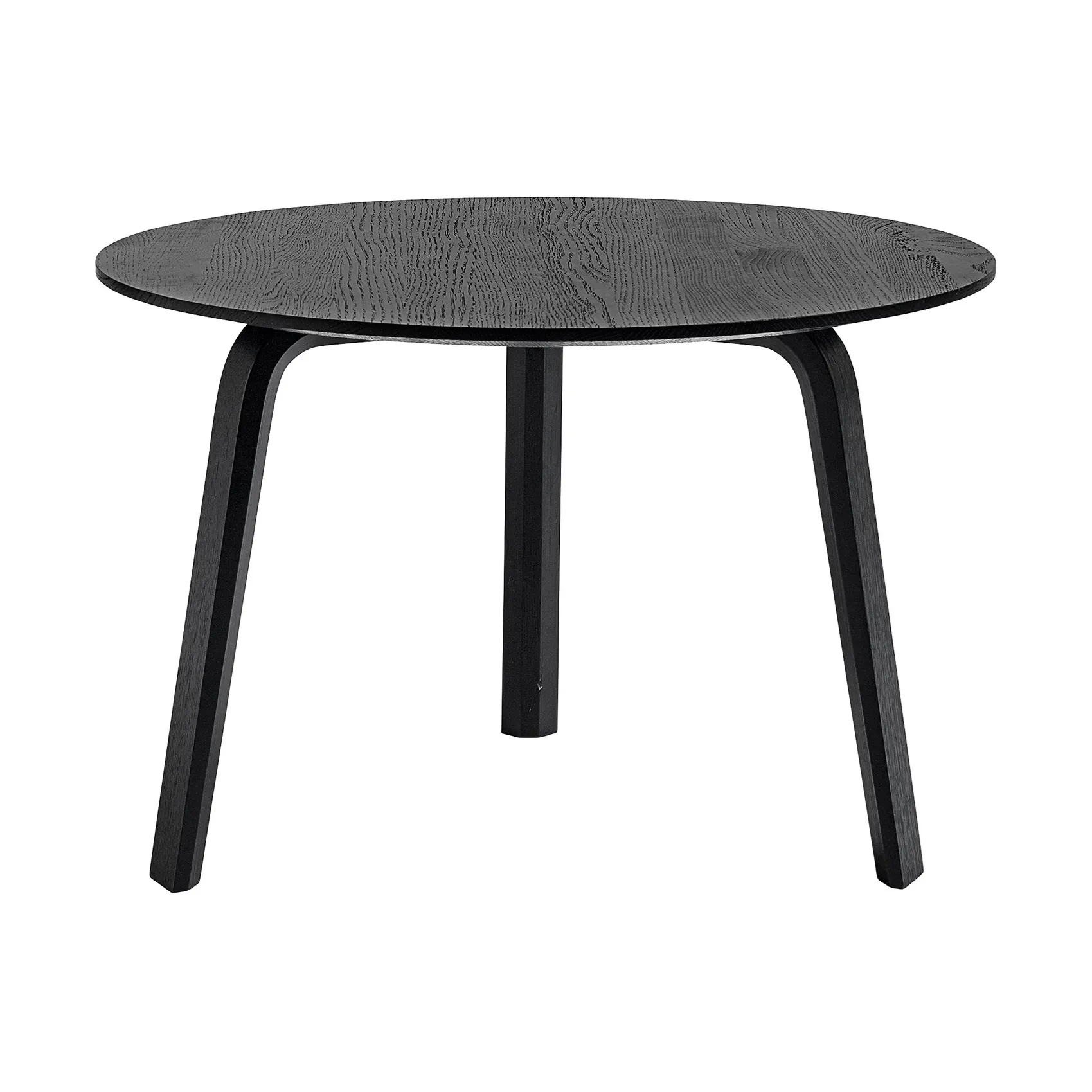Bella coffee table, Black oak, Ø60x39 cm HAY
