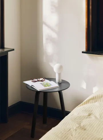 Bella coffee table - Blue charcoal, Ø45x49 cm - HAY