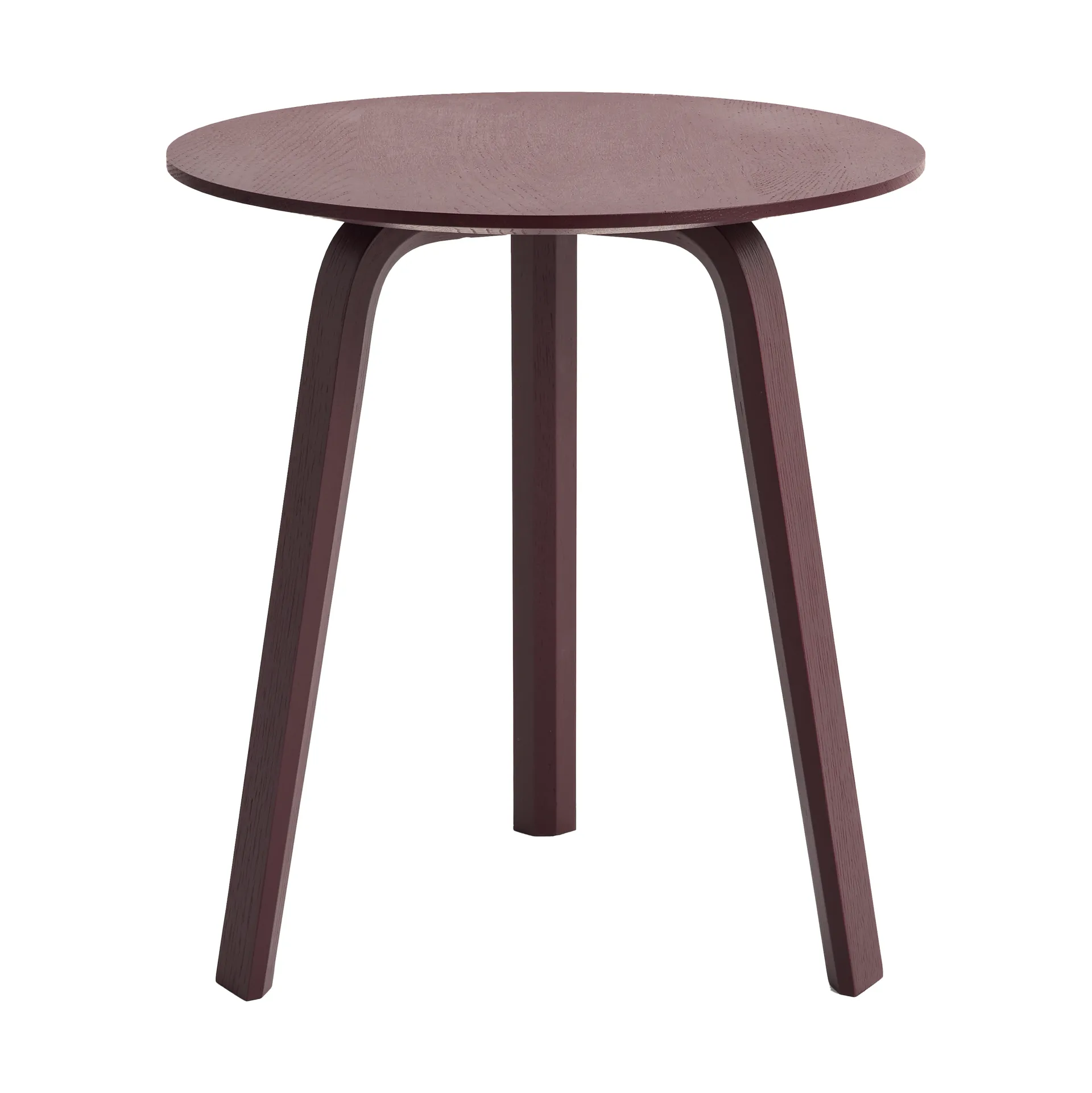 Bella coffee table, Dark bordeaux, Ø45x49 cm HAY