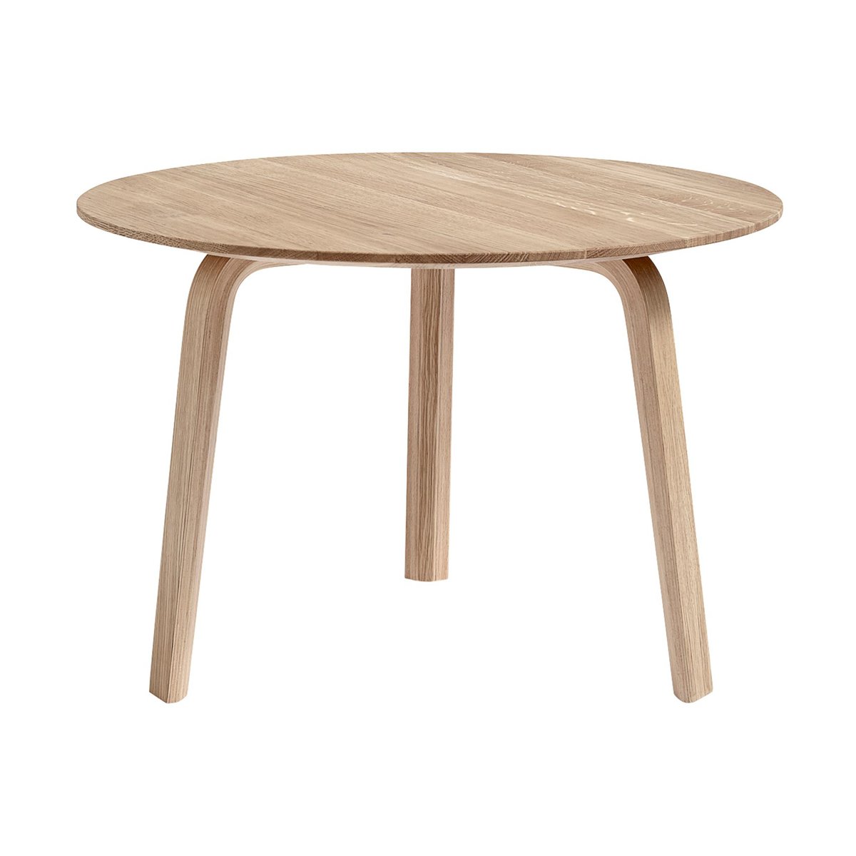 HAY Bella coffee table Lacquered oak, o60x39 cm | Scandinavian Design | Coffee tables | Brown