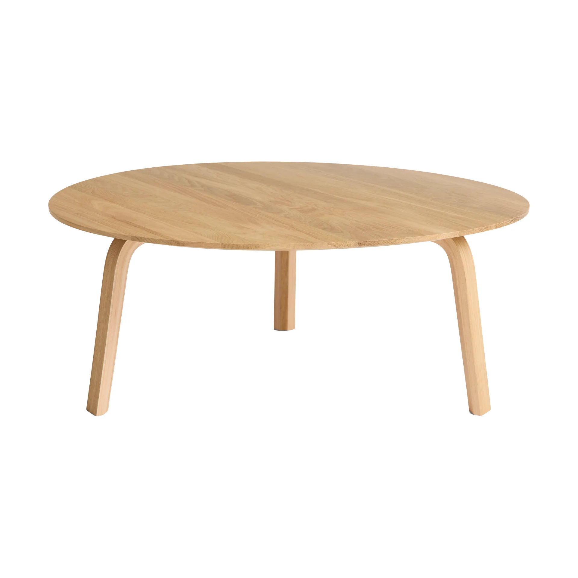 Bella coffee table, Lacquered oak, Ø80x32 cm HAY
