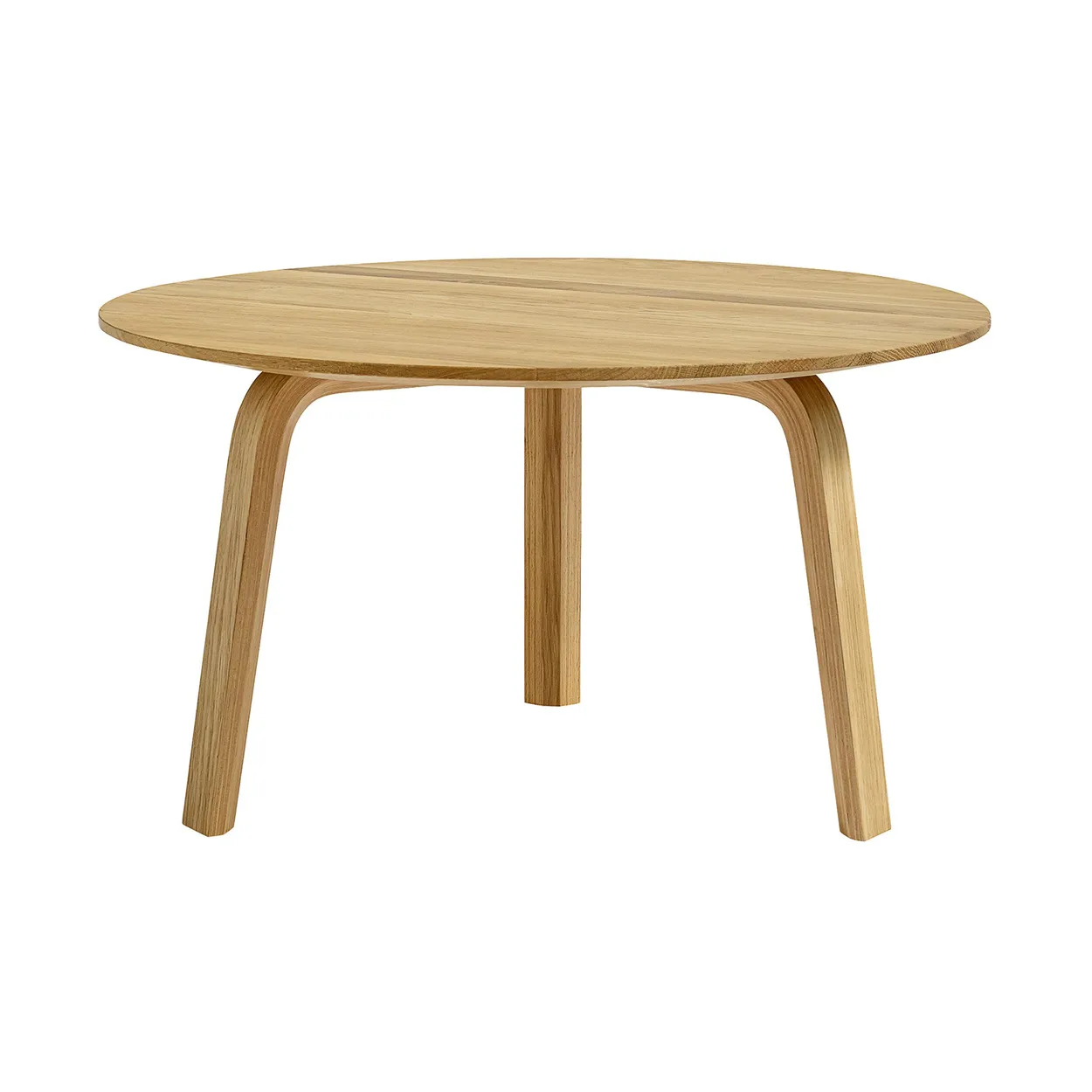 HAY Bella coffee table Oiled oak, o60x32 cm | Scandinavian Design | Coffee tables | Brown