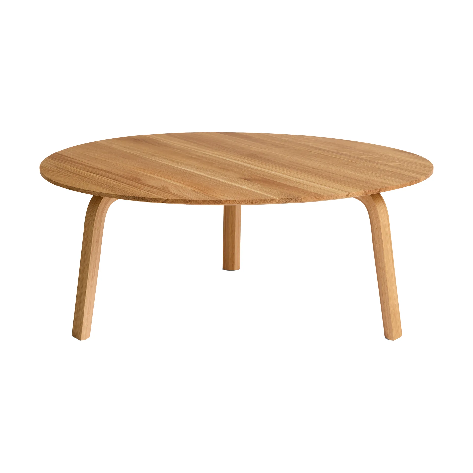 Bella coffee table, Oiled oak, Ø80x32 cm HAY
