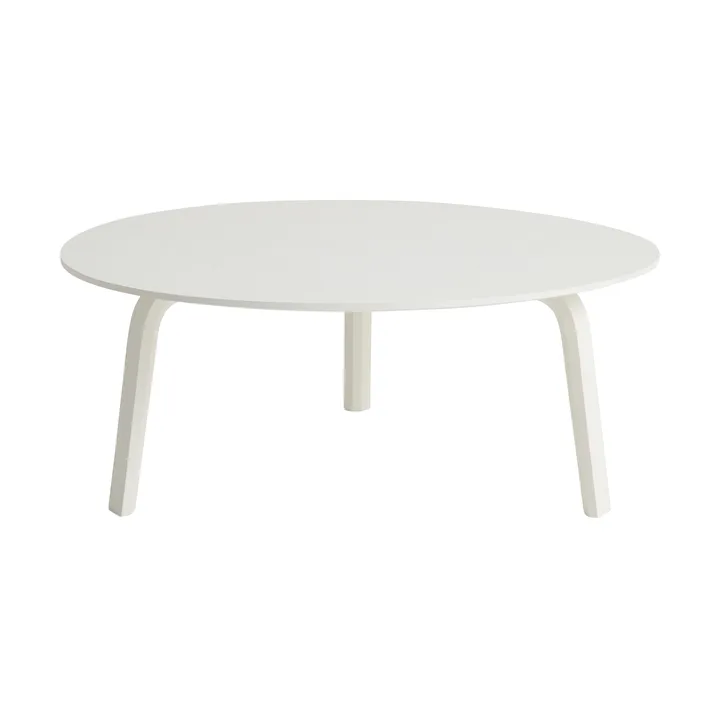 Bella coffee table - White, Ø80x32 cm - HAY