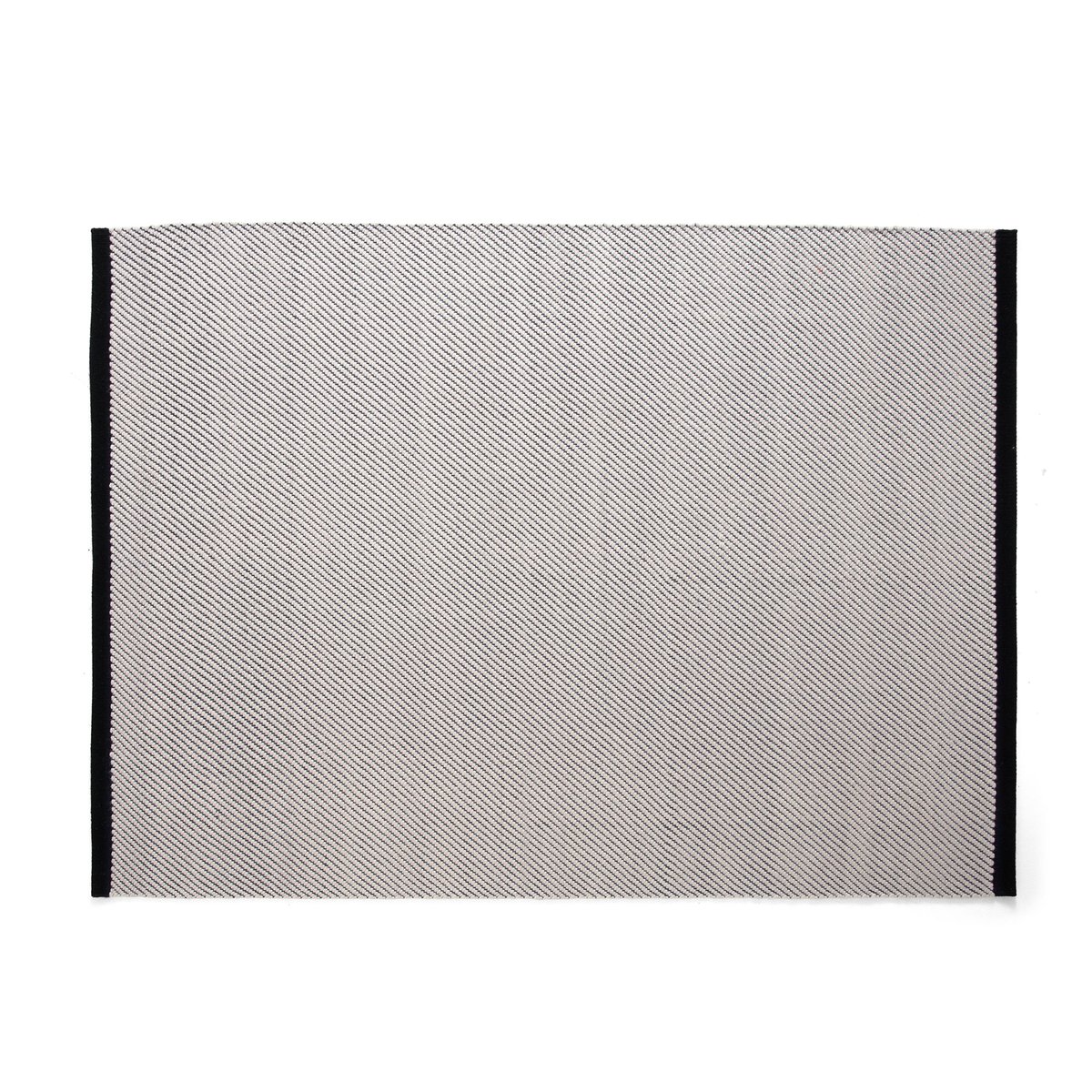 HAY Bias rug 140x200 cm Black tint | Scandinavian Design | Wool rugs | Black