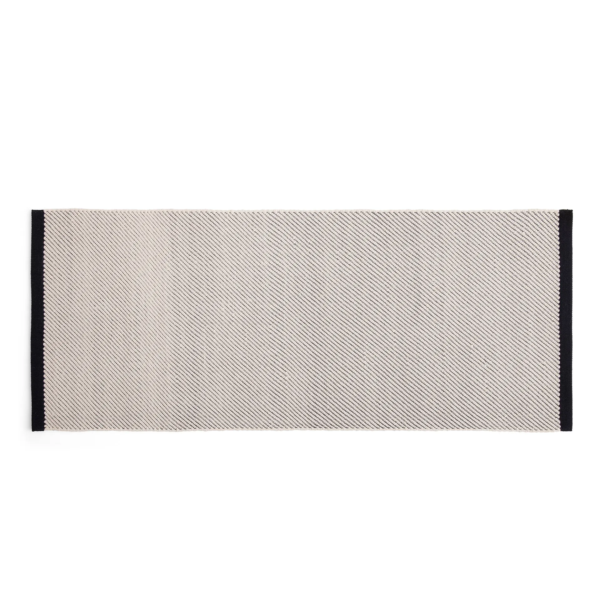 Bias rug 80x200 cm, Black tint HAY