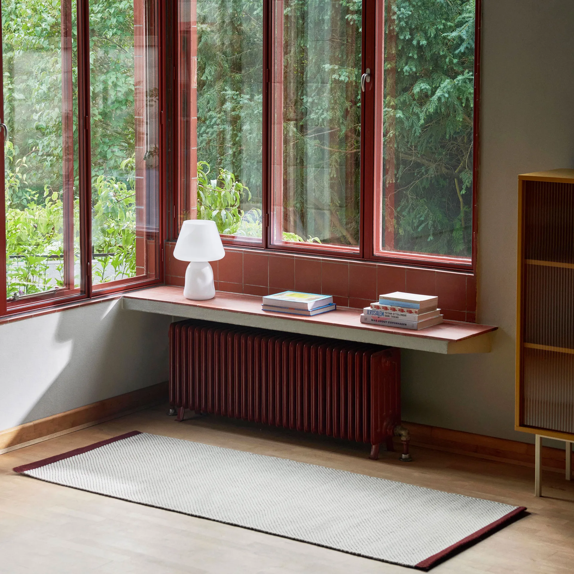 Bias rug 80x200 cm, Cherry tint HAY