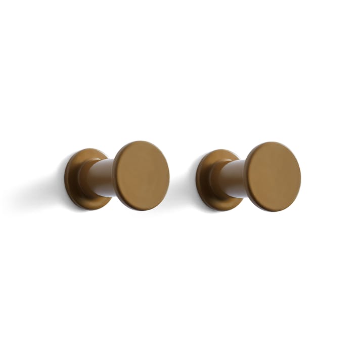 Bolt hook 2-pack Ø2.8 cm, Light brown HAY