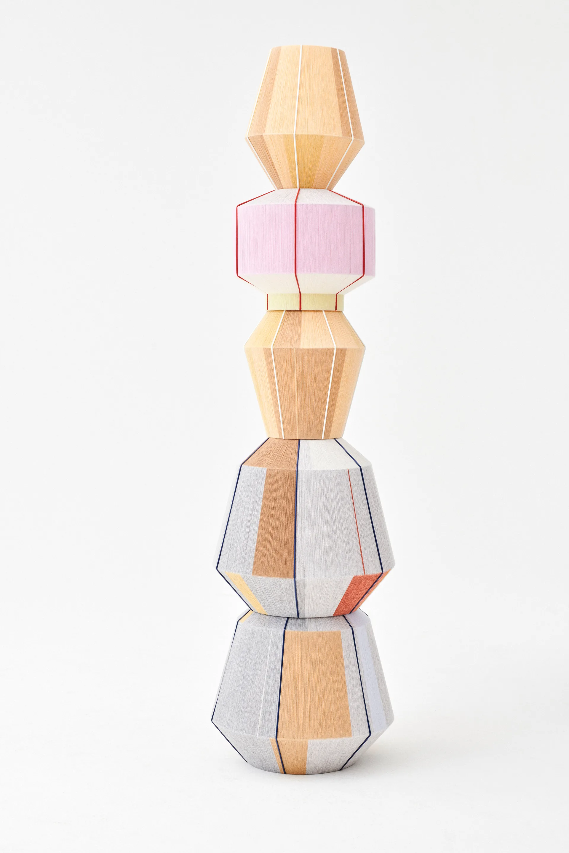 Bonbon Shade lamp shade Ø50 cm, Earth tones HAY