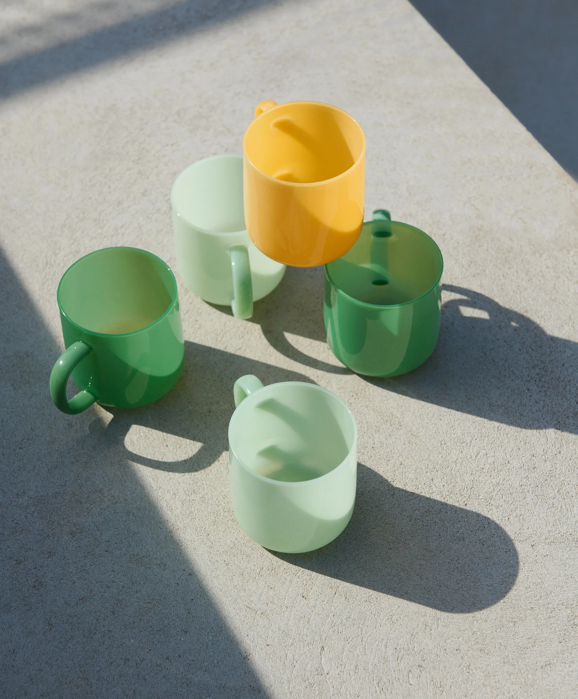 Borosilicate mug 30 cl 2-pack, Jade green HAY