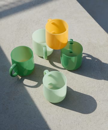 Borosilicate mug 30 cl 2-pack - Jade green - HAY