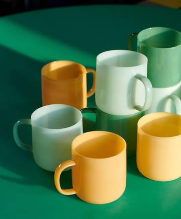 Borosilicate mug 30 cl 2-pack - Jade yellow - HAY