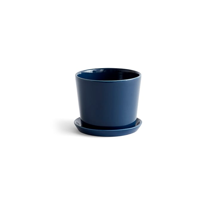 Botanical Family flower pot M Ø13.5 cm - Dark blue - HAY