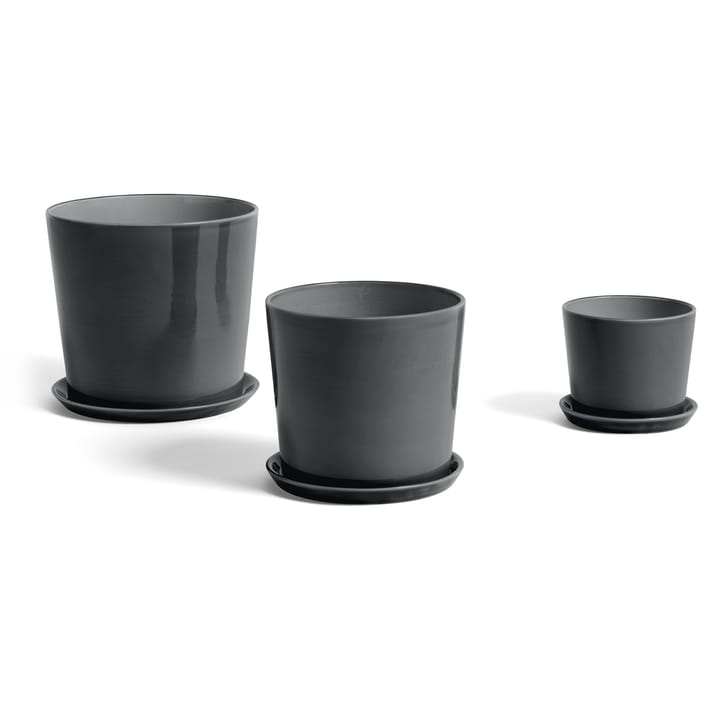 Botanical Family flower pot XL Ø22 cm, anthracite HAY
