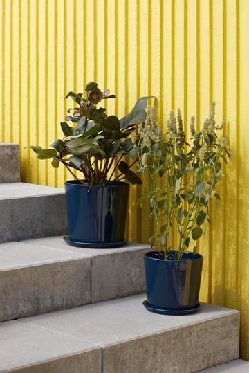 Botanical Family flower pot XL Ø22 cm - Dark blue - HAY