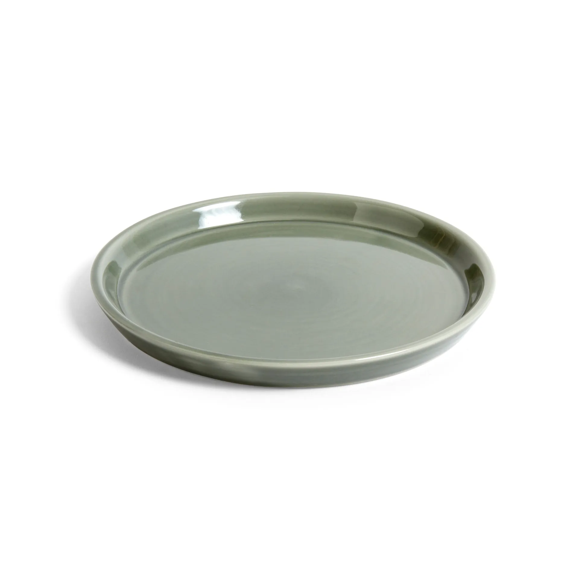 Botanical Family saucer to flower pot L, dusty green HAY