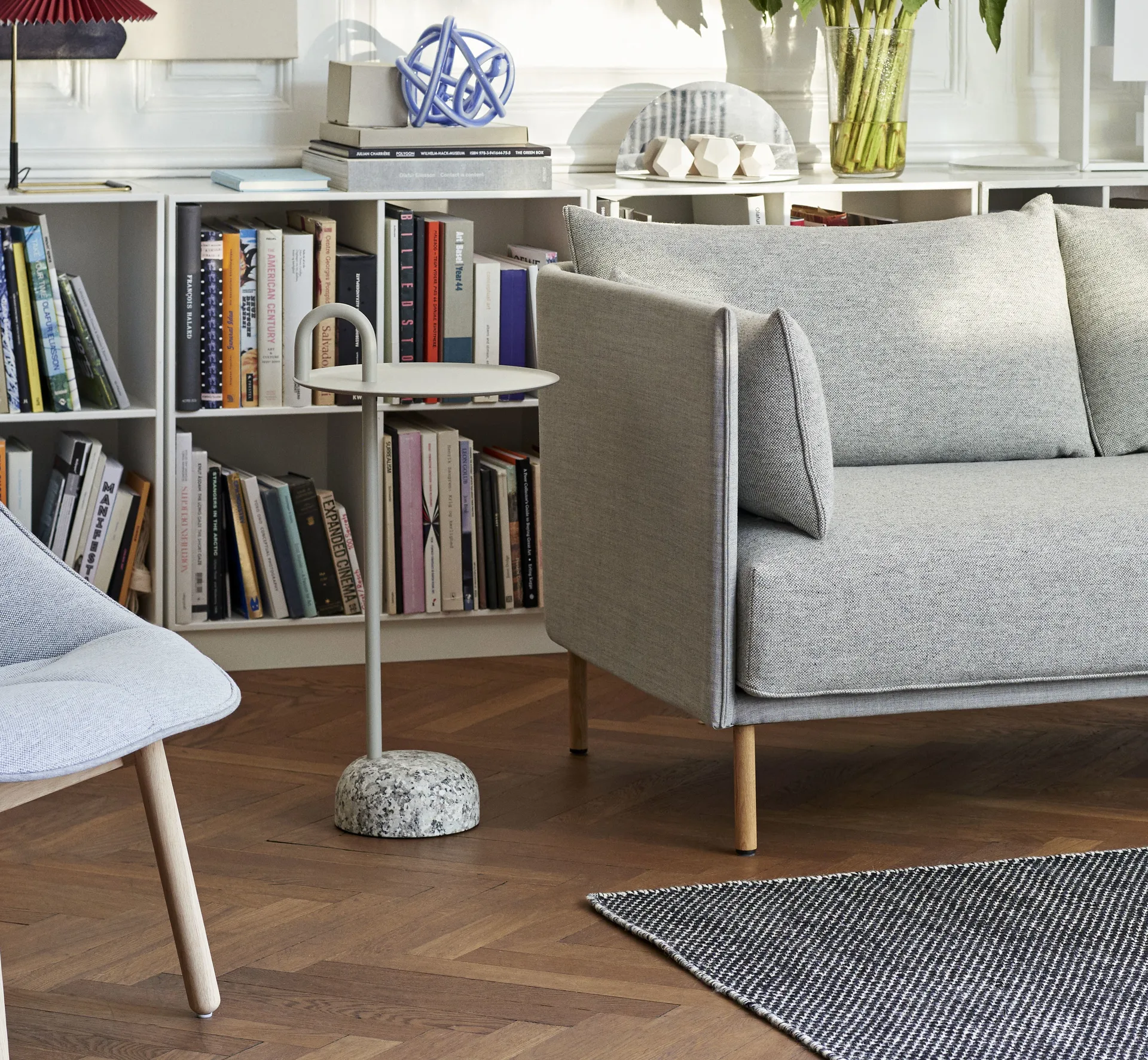 Bowler side table, Beige-granite HAY