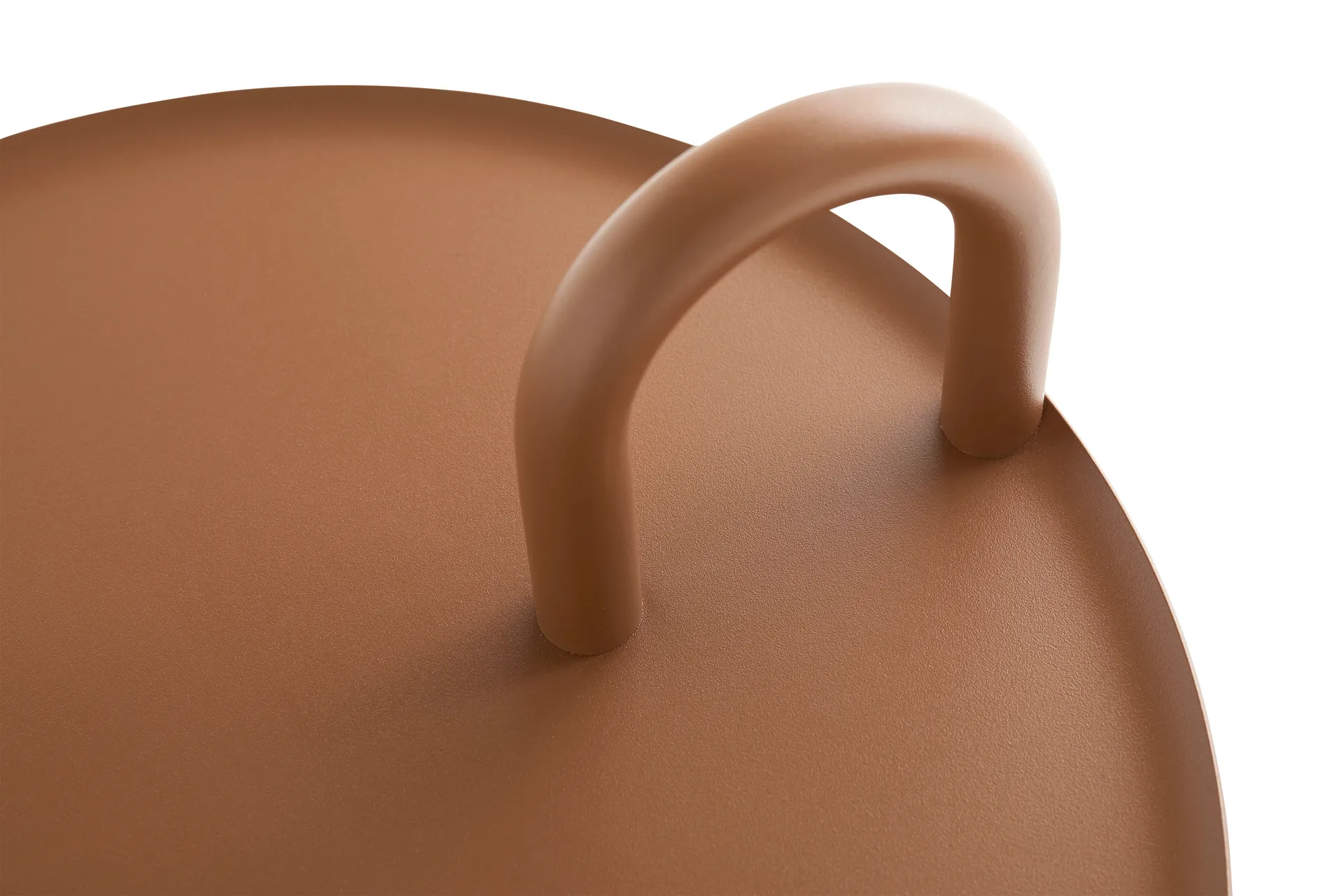 Bowler side table, Pale brown-granite HAY