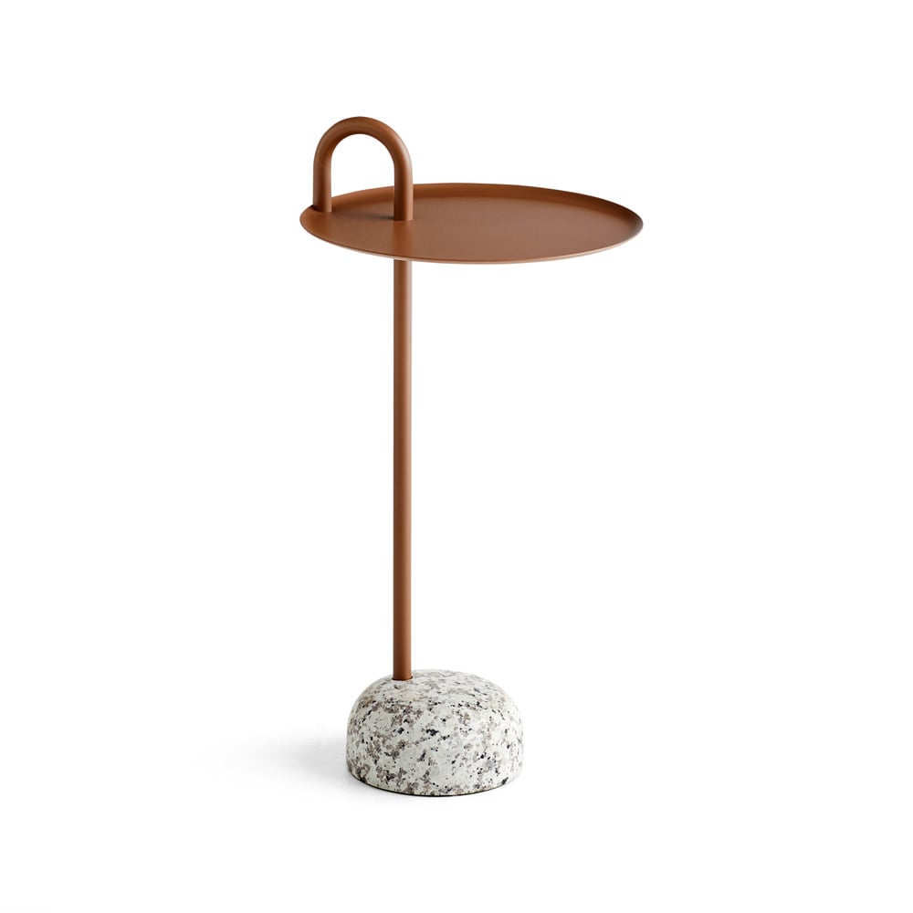 HAY Bowler side table Pale brown-granite | Scandinavian Design | Side tables | Brown