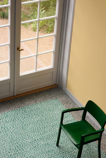 Braided rug 140x200 cm - Green - HAY