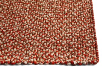 Braided rug 170x240 cm - Red - HAY