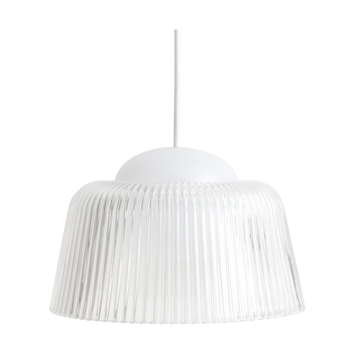 HAY Brim Bottle pendant lamp o24,5 cm Clear glass | Scandinavian Design | Pendant lamps | Transparent