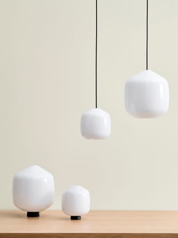Buoy pendant lamp Ø20 cm - Opal glass-rusty red - HAY