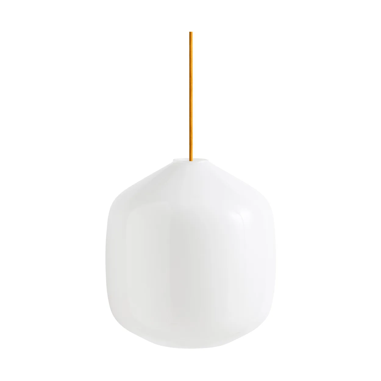 HAY Buoy pendant lamp o30 cm Opal glass-amber yellow