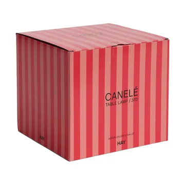Canelé table lamp - Tomato' red - HAY