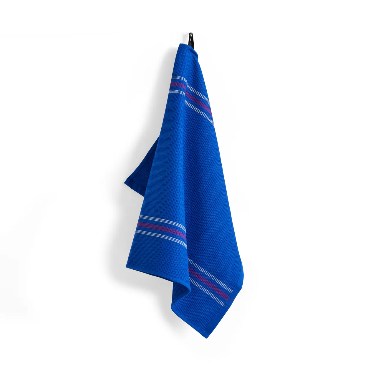 HAY Canteen kitchen towel 52x80 cm Blue/fuchsia | Scandinavian Design | Kitchen tea towels | Blue