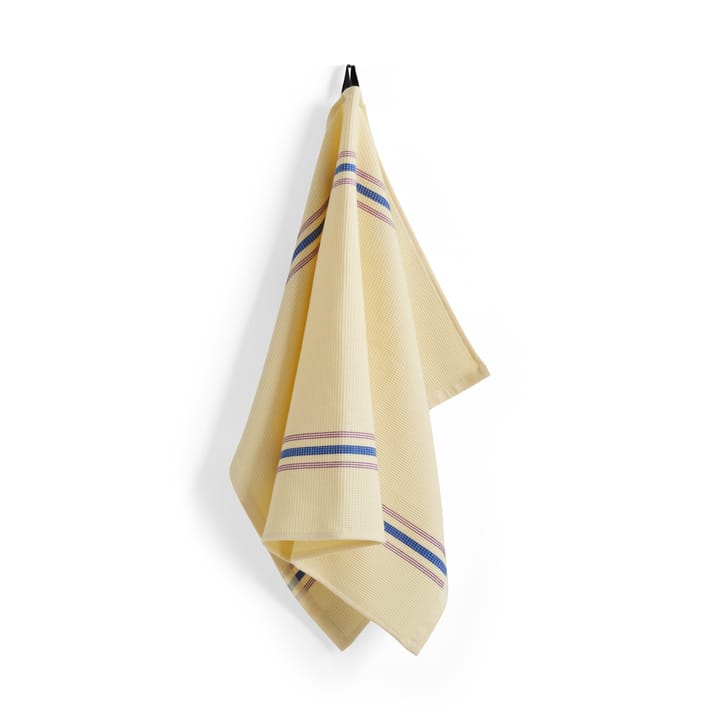 Canteen kitchen towel 52x80 cm - Cream/blue - HAY