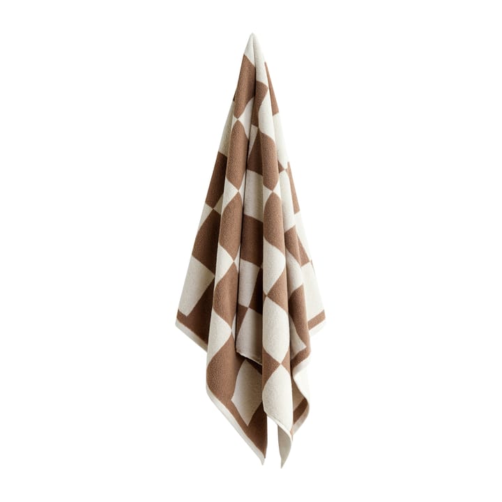 Check bath towel 70x136 cm - Cappuccino - HAY