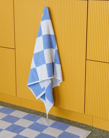Check bath towel 70x136 cm - Sky blue - HAY