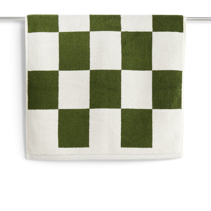 Check bathroom rug 50x90 cm - Matcha - HAY