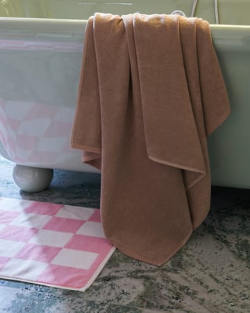 Check bathroom rug 50x90 cm - Pink - HAY