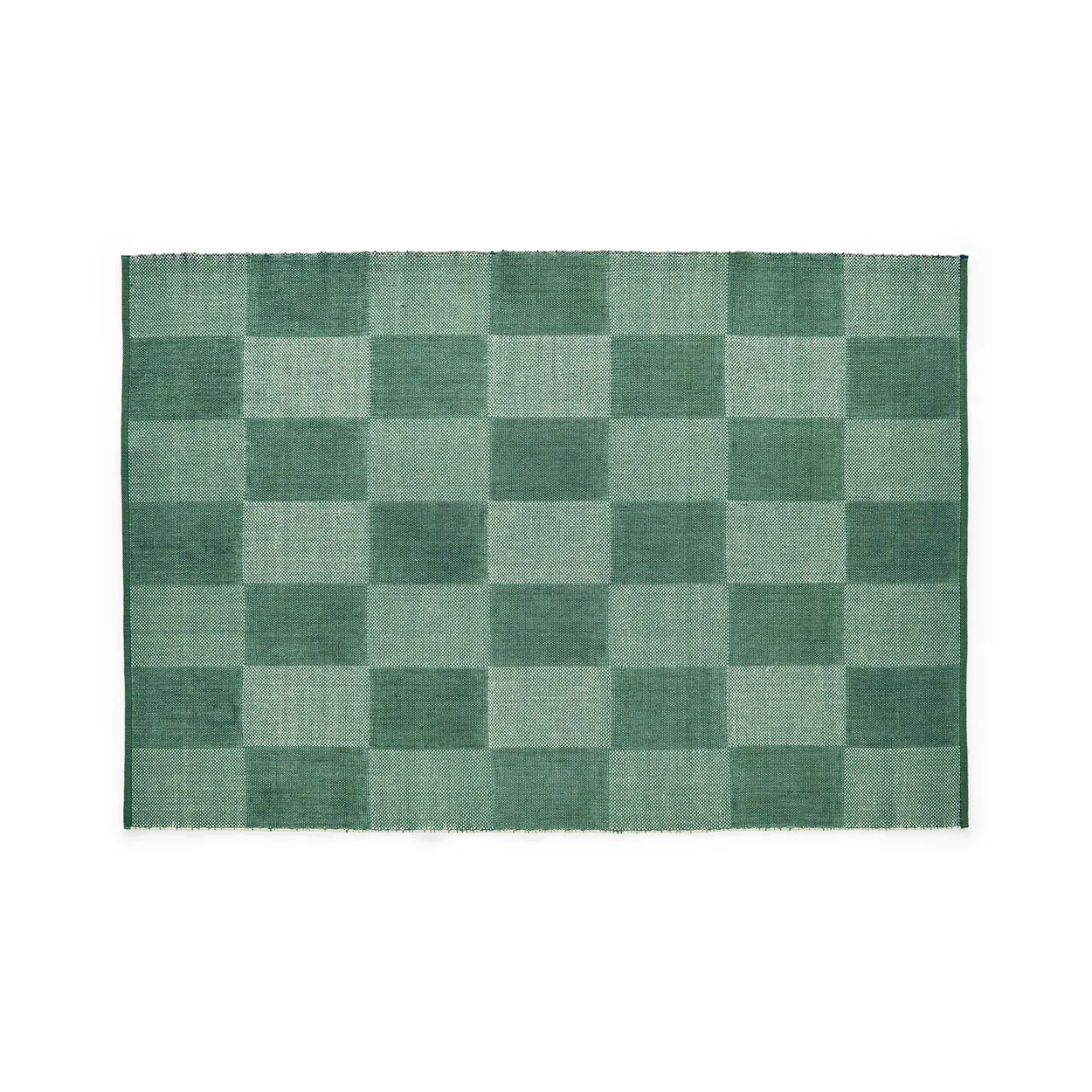 HAY Check rug S Green 140x200 cm | Scandinavian Design | Wool rugs | Green