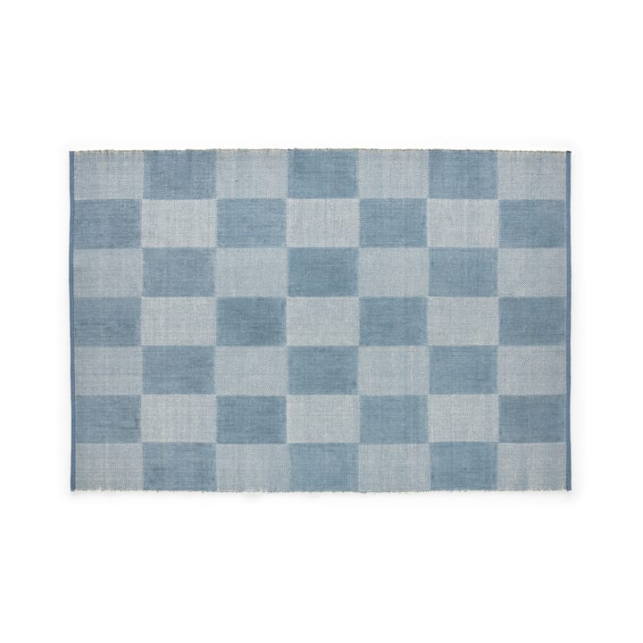 Check rug S - Light blue 140x200 cm - HAY