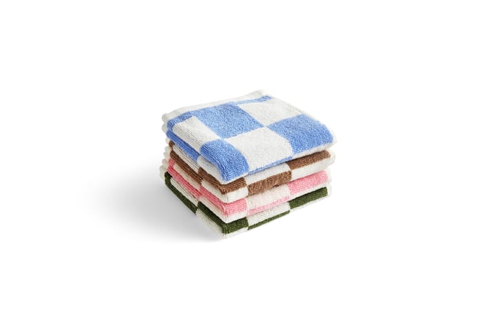 Check towel 30x30 cm - Cappuccino - HAY