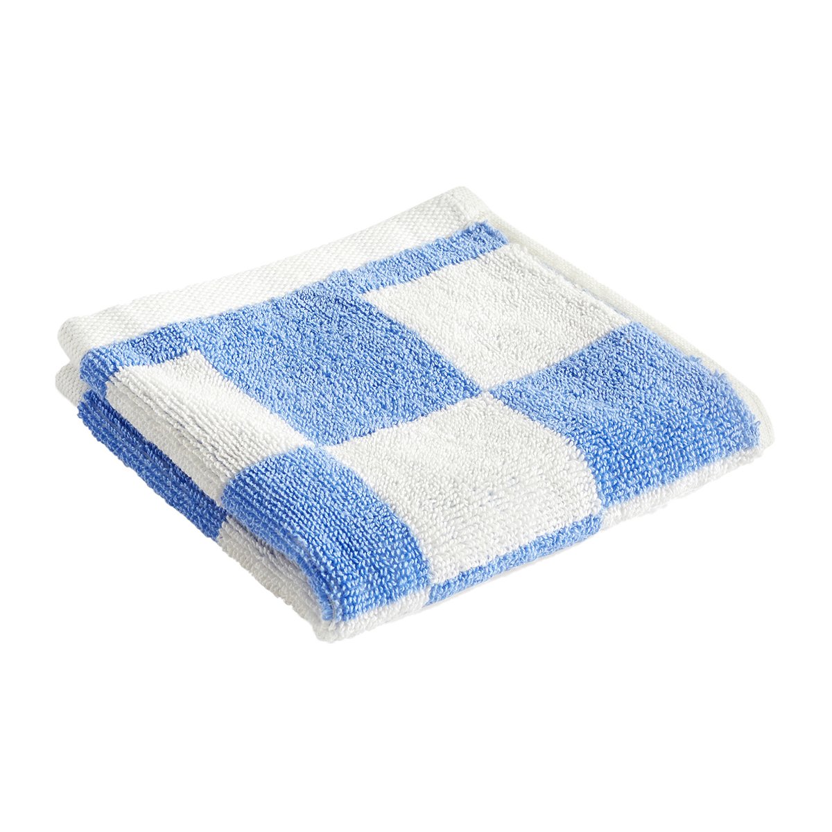 HAY Check towel 30x30 cm Sky blue | Scandinavian Design | Hand towels | Blue