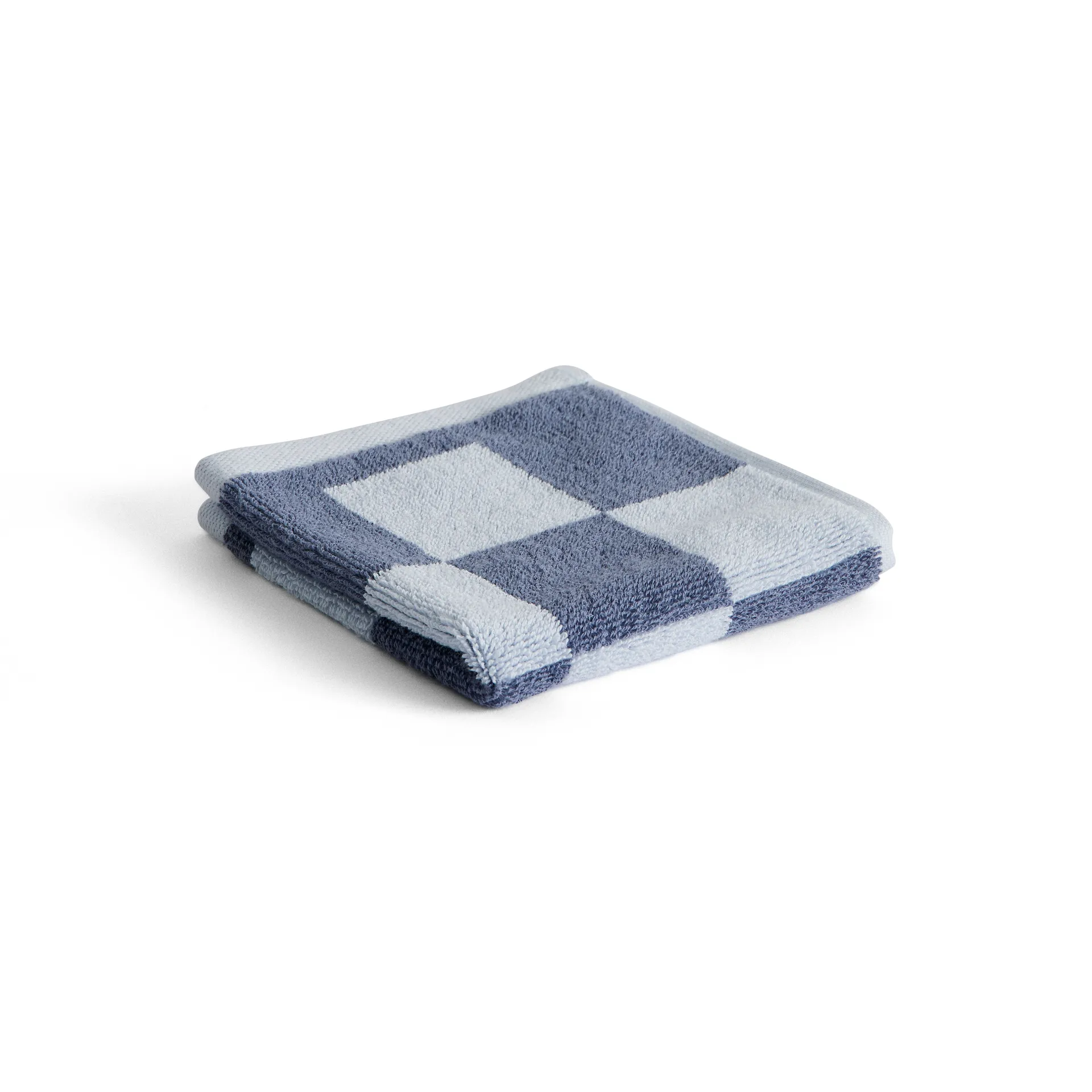 Check towel 30x30 cm, Steel blue HAY
