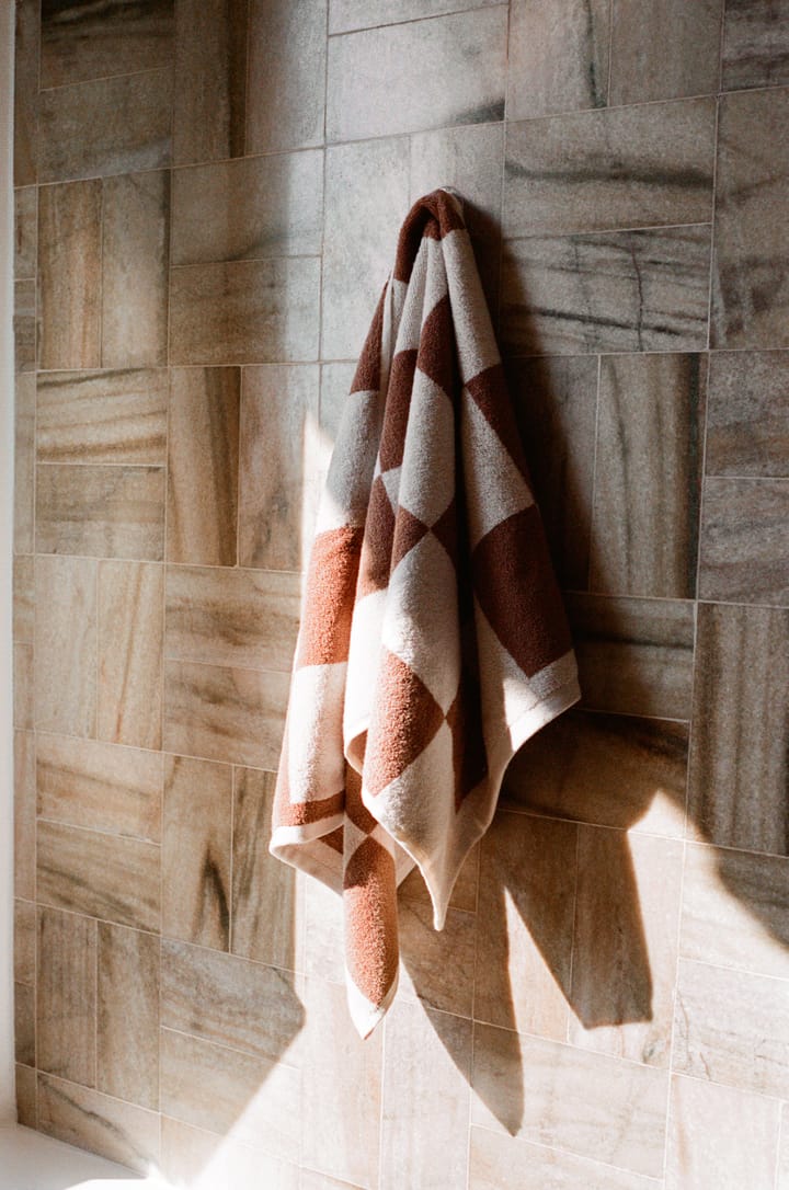 Check towel 50x100 cm, Cappuccino HAY