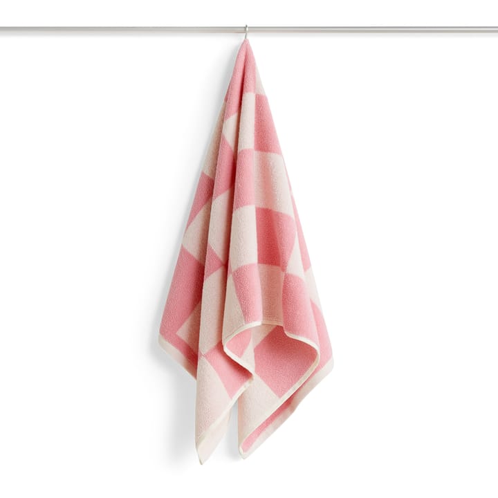 Check towel 50x100 cm - Pink - HAY