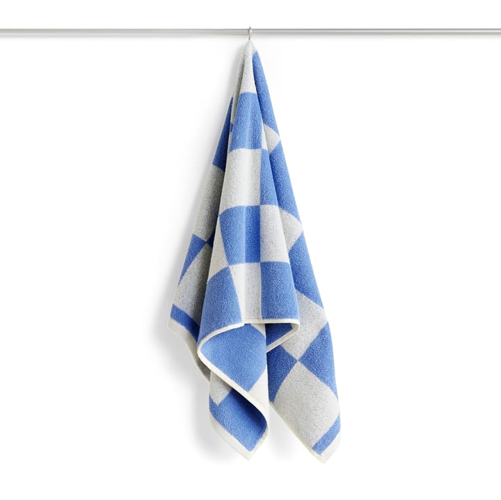Check towel 50x100 cm - Sky blue - HAY