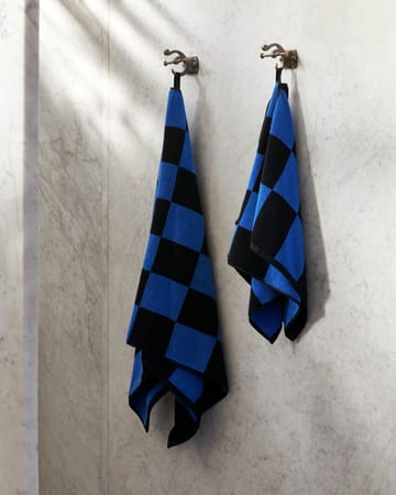 Check towel 50x90 cm - Cobolt blue - HAY