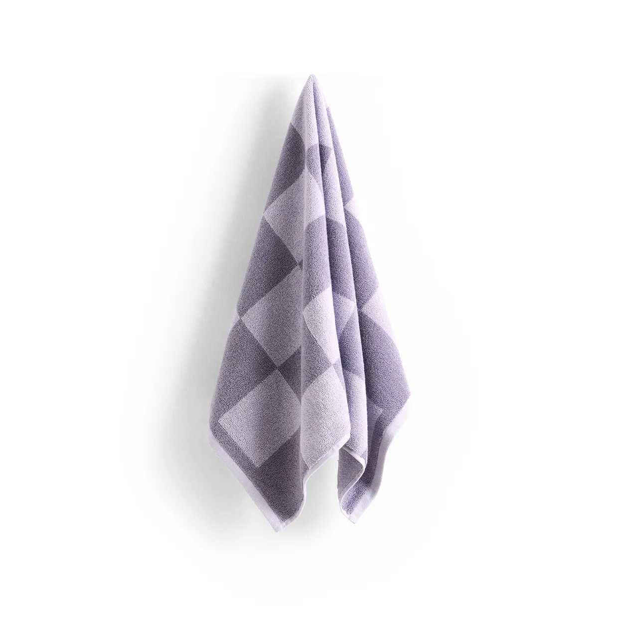 HAY Check towel 50x90 cm Lavender | Scandinavian Design | Hand towels | Purple