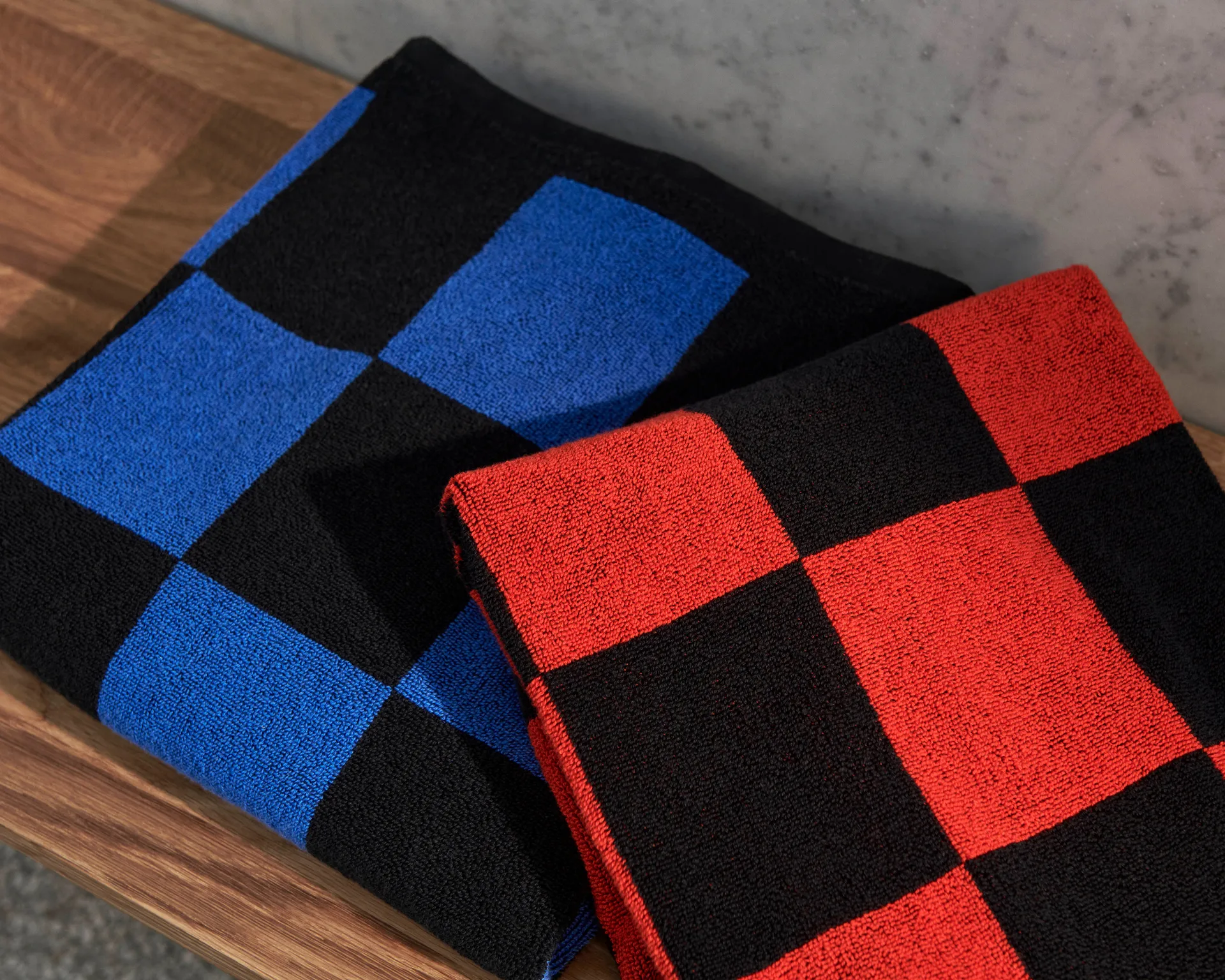 Check towel 50x90 cm, Poppy red HAY