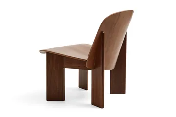 Chisel lounge chair - Lacquered walnut - HAY