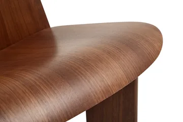 Chisel lounge chair - Lacquered walnut - HAY