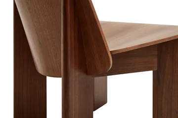 Chisel lounge chair - Lacquered walnut - HAY